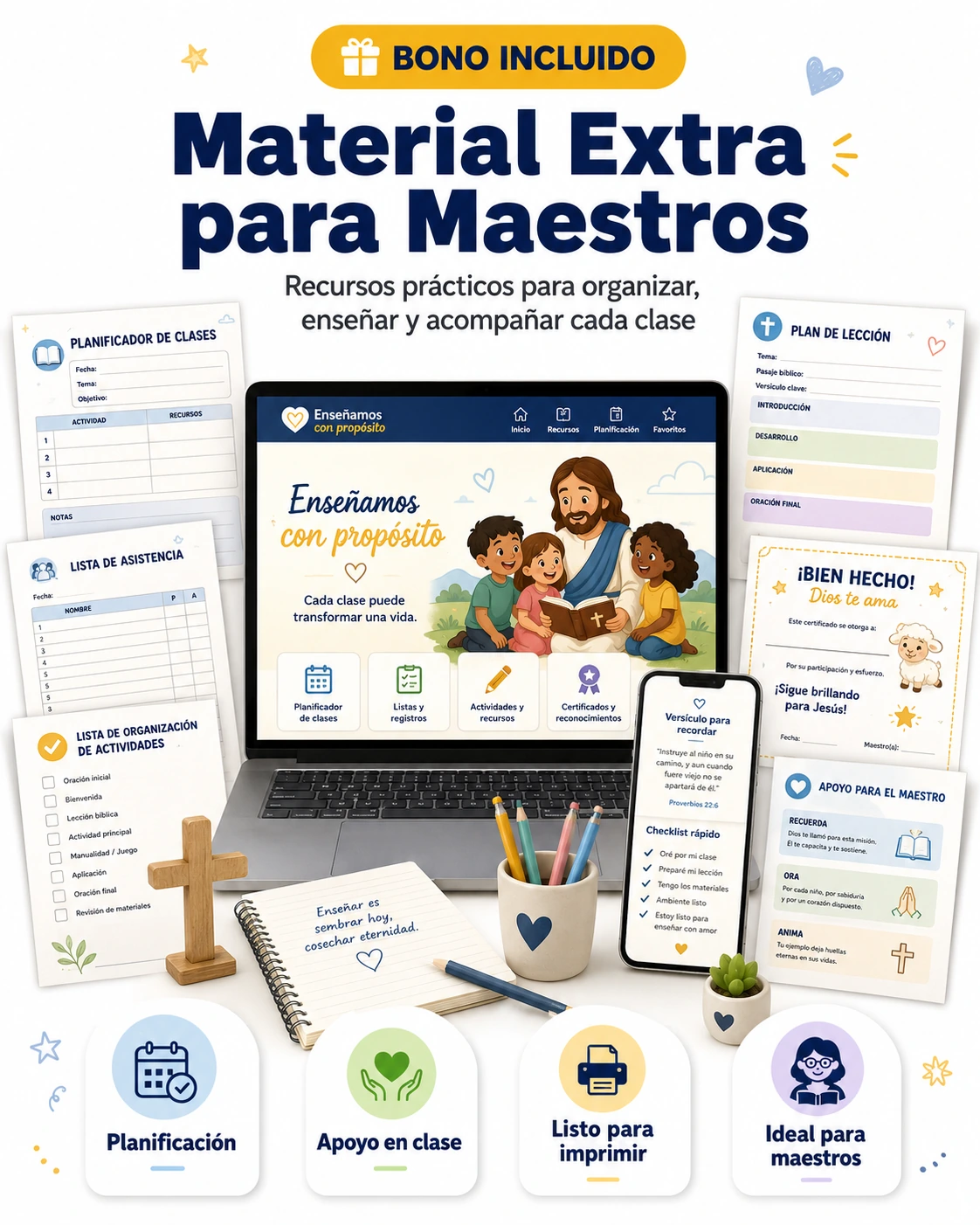 Bono Material Extra para Maestros